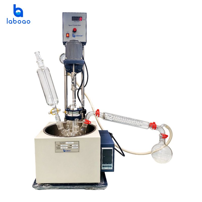 3L सिंगल लेयर ग्लास रिएक्टर