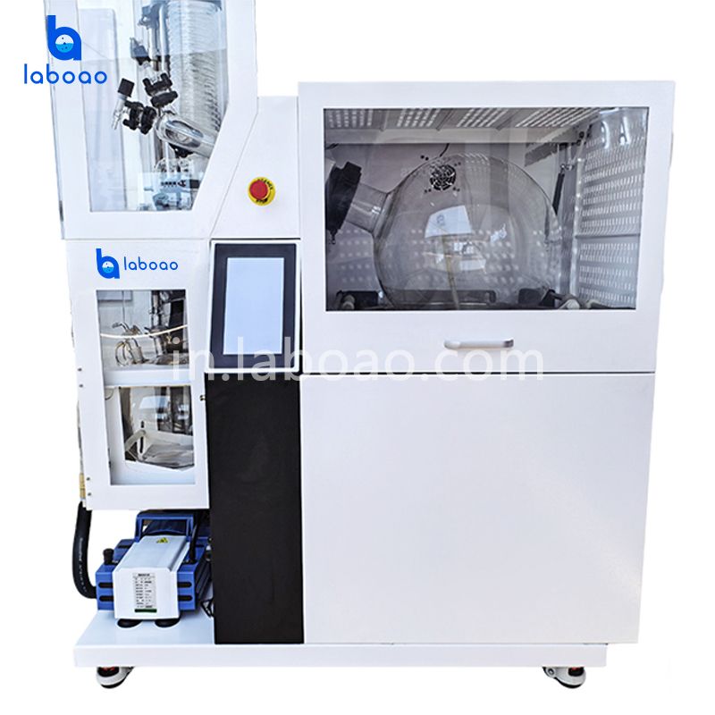 प्रोटेक्टिव डिवाइस और ऑटोमैटिक फिल ड्रेन वाला रोटरी इवेपोरेटर